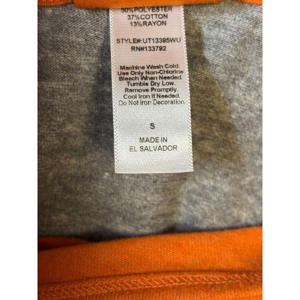 Women's We are Texas Orange White Longhorn Logo Front Gray Back Tank Top Small - Picture 4 of 9